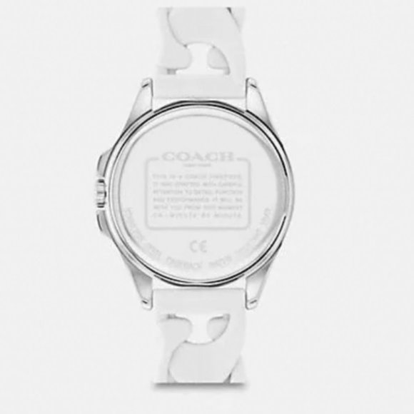 Coach Libby Watch, water-resistant, white, 34 Mm - Picture 3 of 3